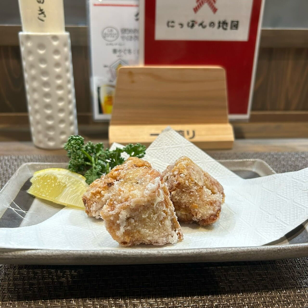 山口県風 : フグ唐揚げ