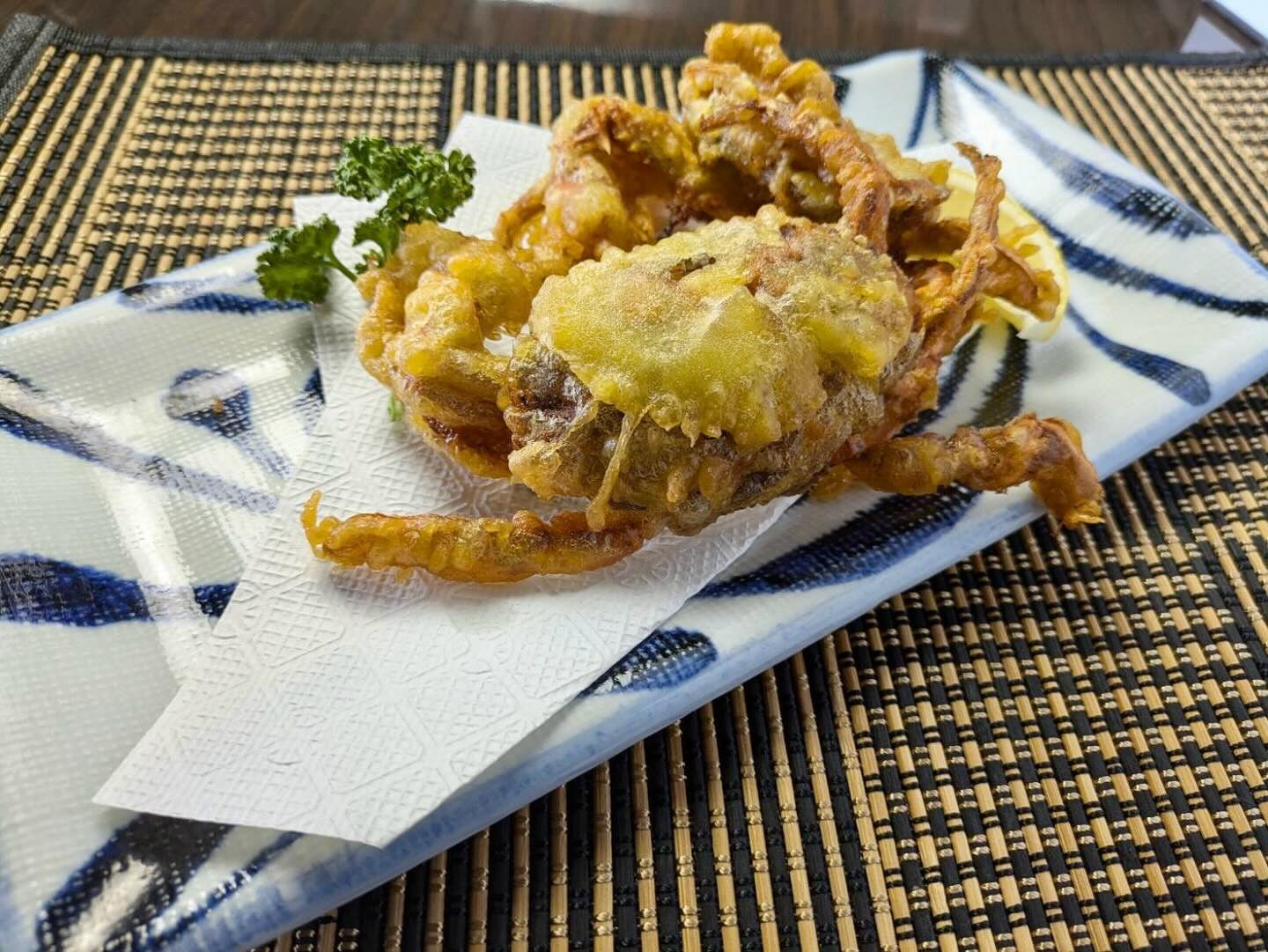 山口県風：月待ちガニ唐揚げ