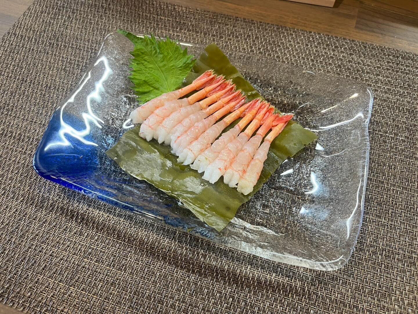 富山県風：甘えび昆布締め