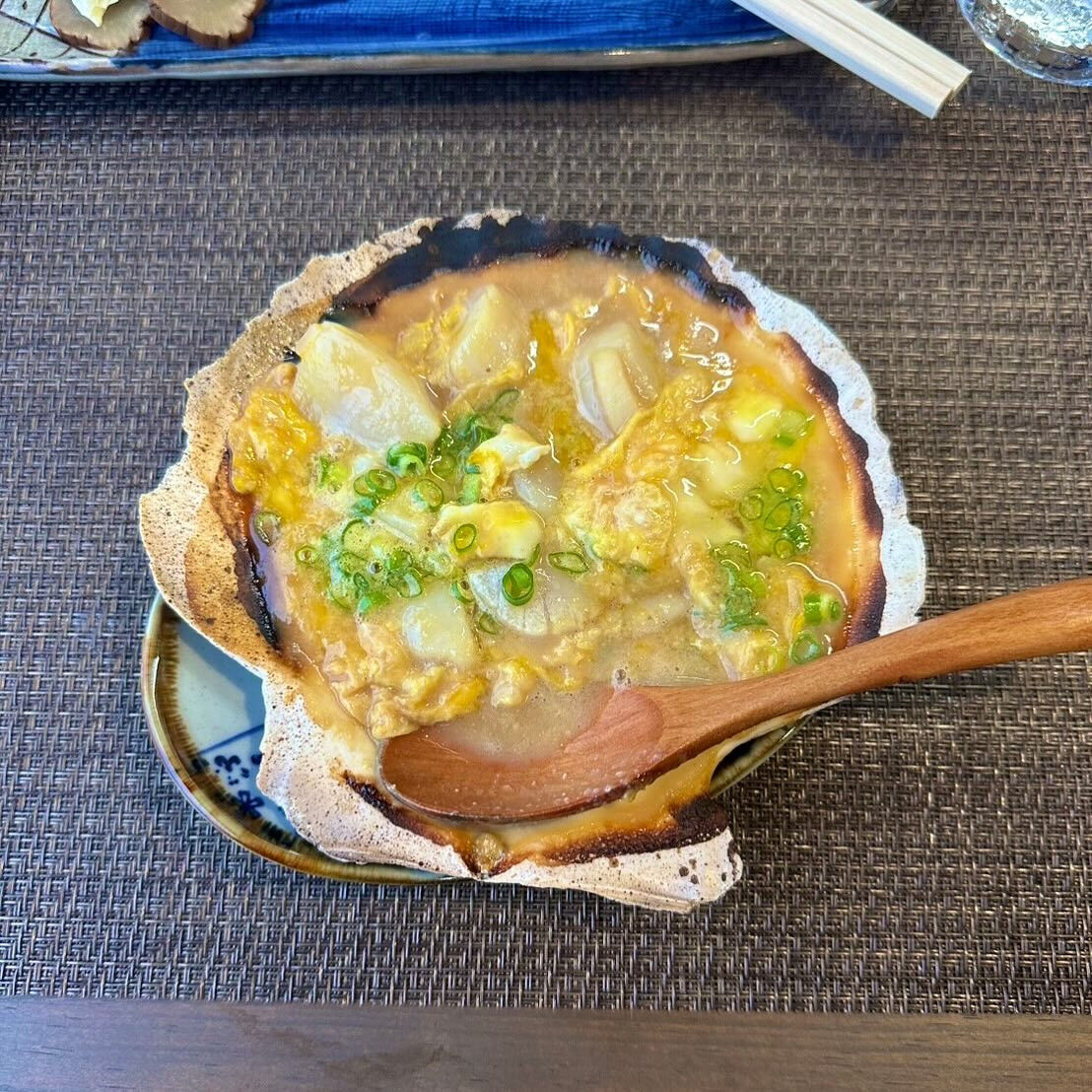 青森県風：ホタテ貝焼味噌