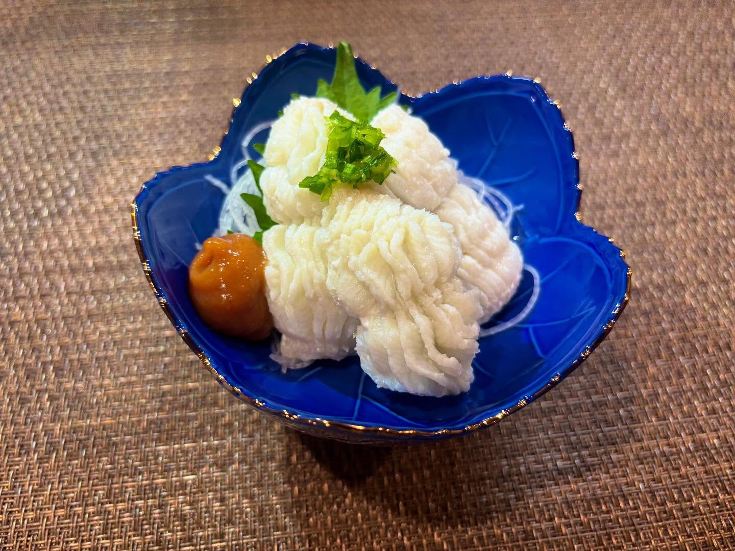和歌山県風：ハモ梅肉