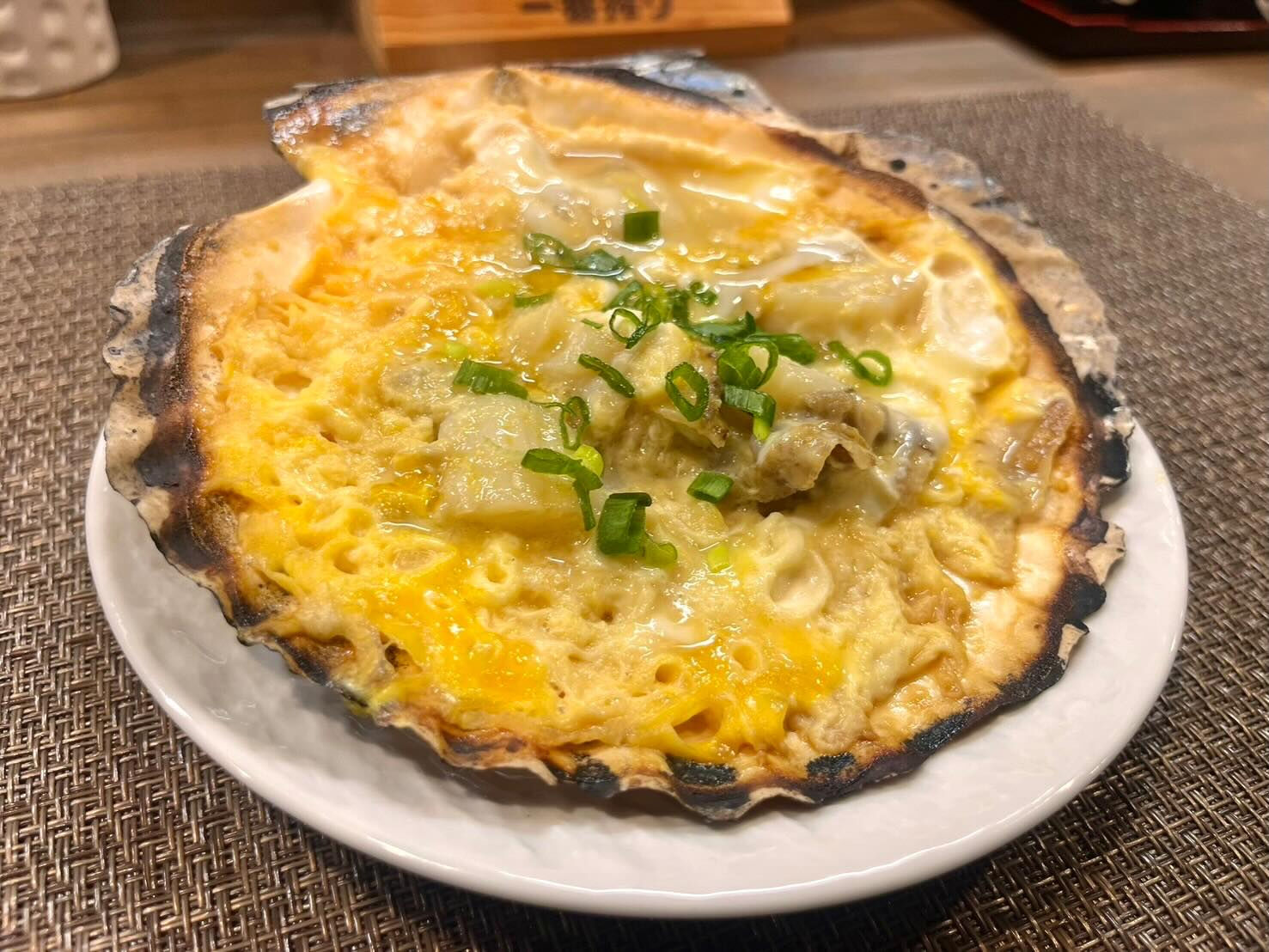青森県風：ホタテ貝焼き味噌