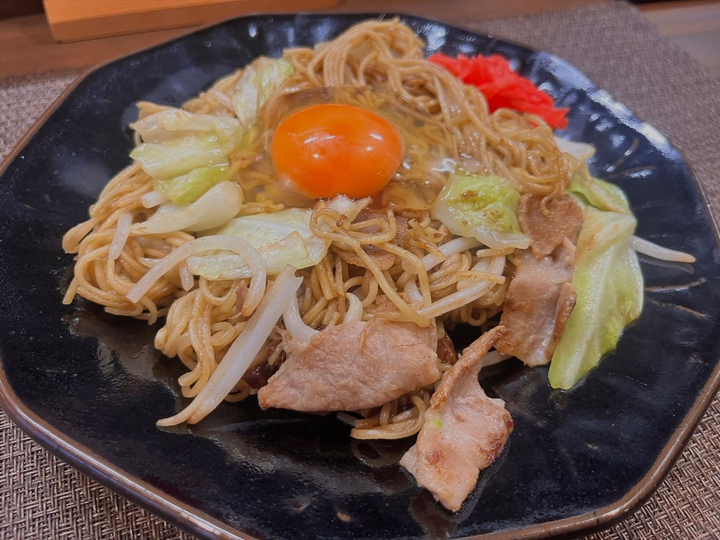 ⁡福岡県風：焼きラーメン